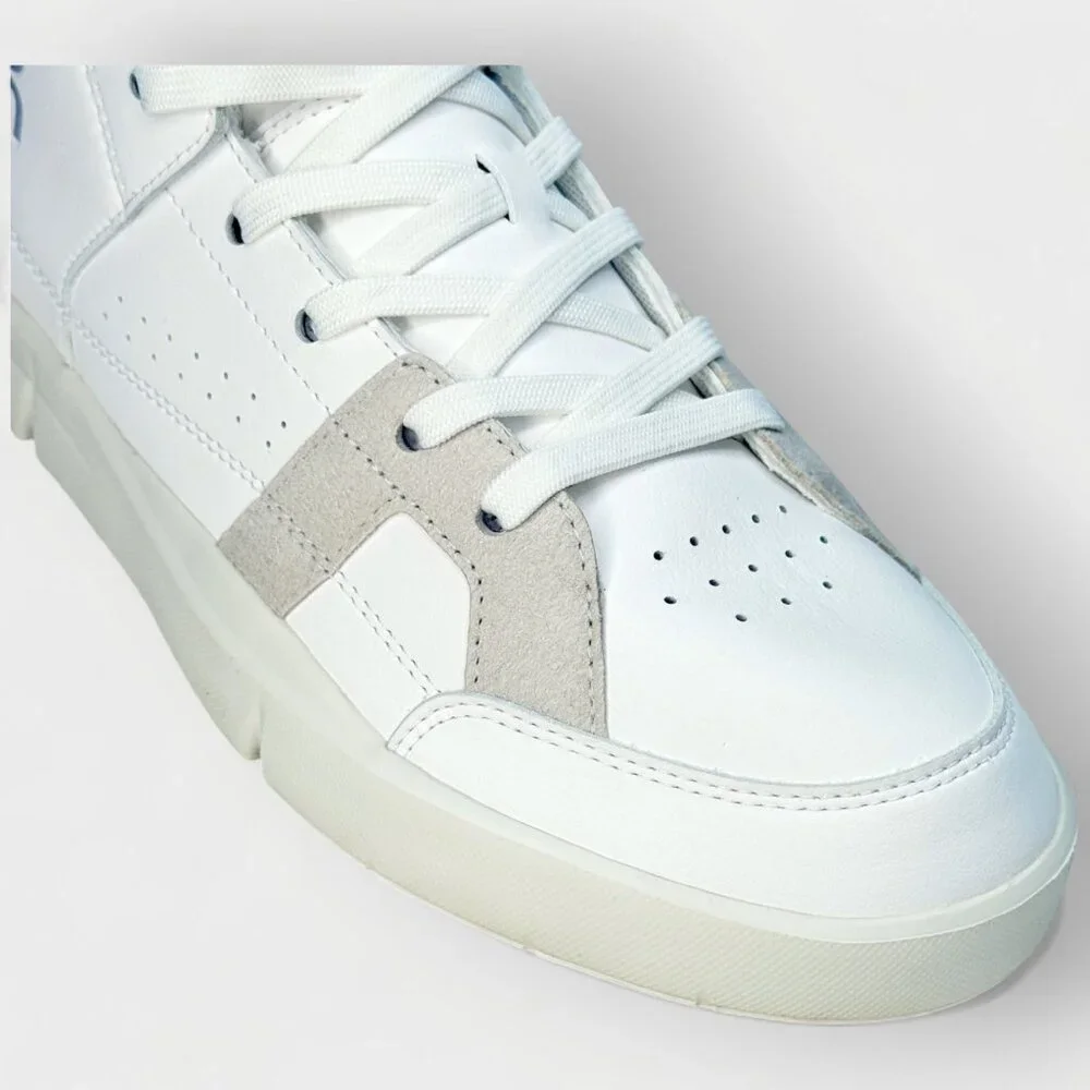 On Roger Clubhouse Mid Women’s Shoes White Sand Size 10 New with Box - Picture 9 of 15